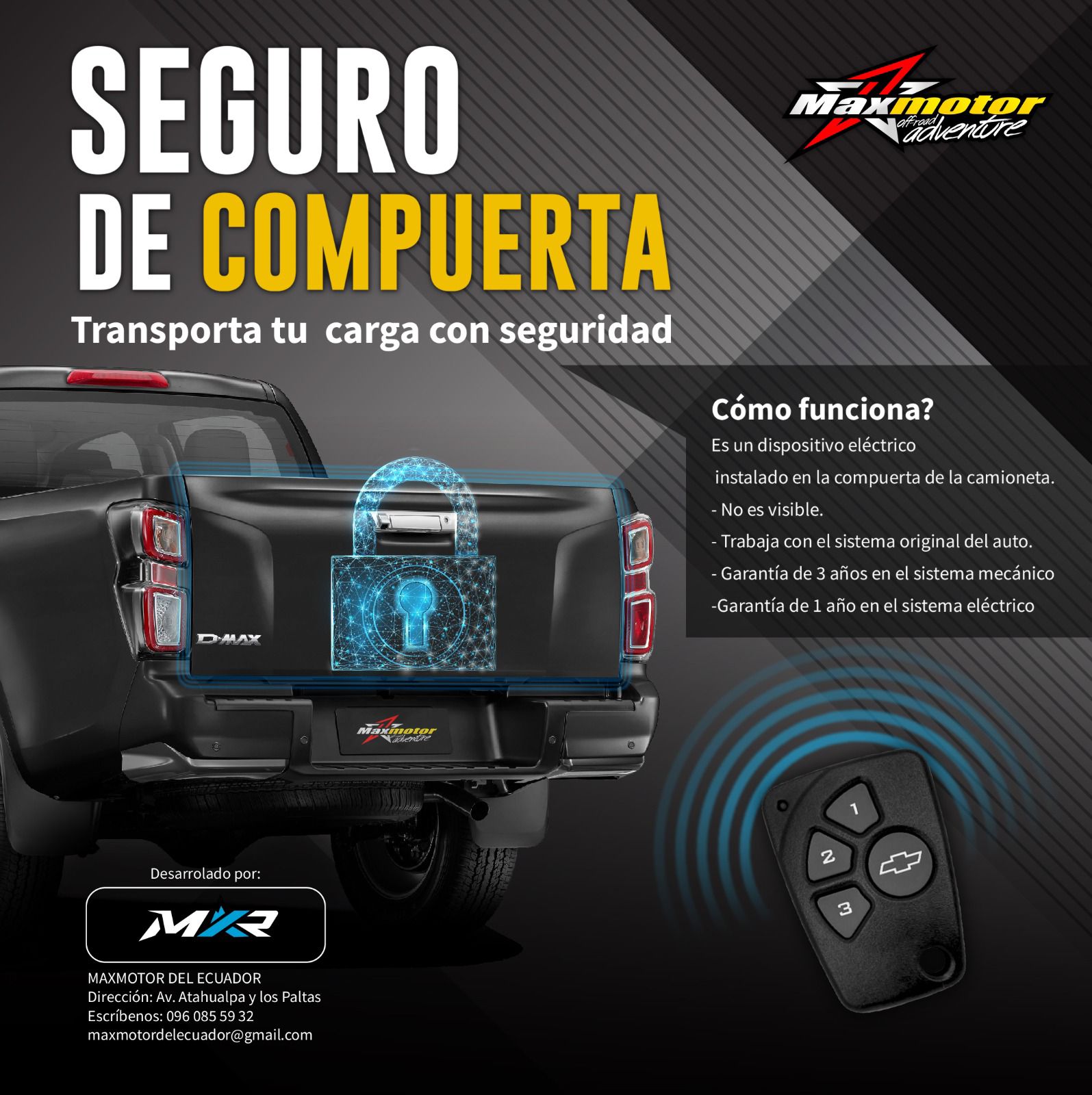 Barra de Tiro Estandar para D-Max 2024